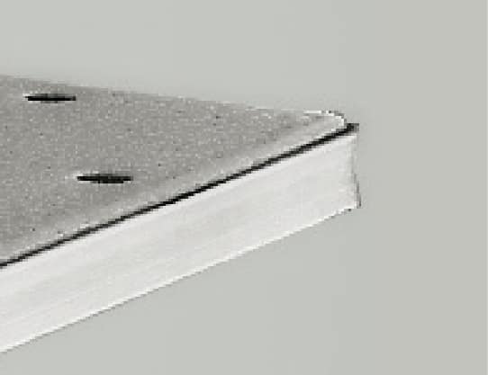 Rektangulärt bord med bordsskiva i nylonflock samt med kantlist i aluminium