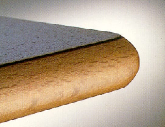 bordskant i trä bullnosed hardwood edge